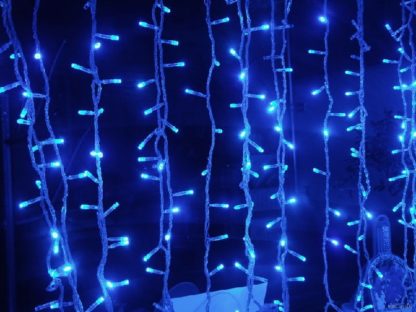 Гирлянда ШТОРА 2х2м "Белый/Синий/Мультицвет" 240 LED