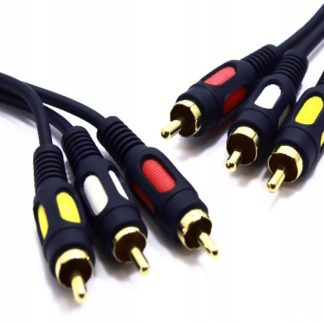Кабель 3xRCA(штекер) — 3xRCA(штекер) 5м HQ