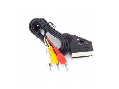 3xRCA(f) — SCART(m) 1.5м