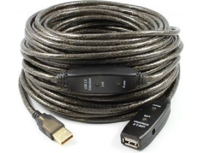 USB A(m) — USB A(f) 20м удлинитель активный экранированный