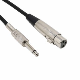 Кабель Jack 6,3mono (Штекер) - Canon XLR (Гнездо) 3м