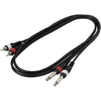 2xJack mono 6.3(m) — 2xRCA(m) 1.5м