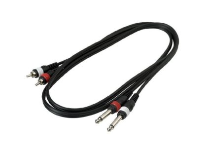 2xJack mono 6.3(m) — 2xRCA(m) 1.5м