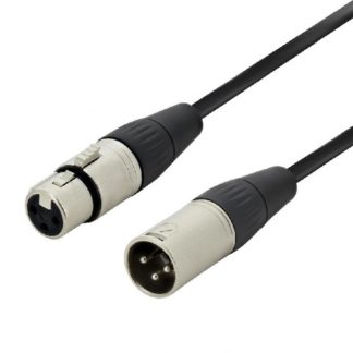 Кабель CANON XLR(штекер) — CANON XLR(гнездо) 1.5м удлинитель