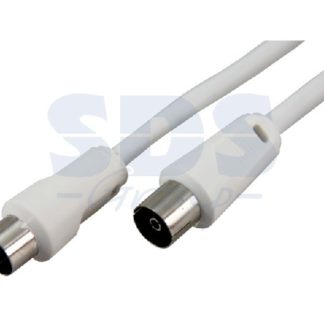 Coax(m) — Coax(f) 1.2м белый