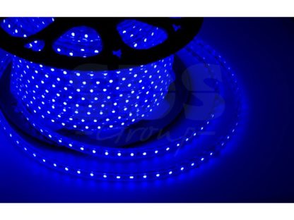 Ecola LED strip STD  4,8W/m 12V IP20   8mm  60Led/m Blue синяя светодиодная лента .