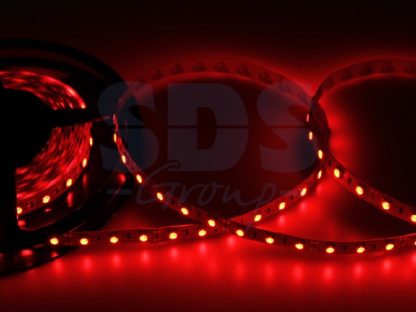 Светодиодная лента красная 4.8W/M 12v IP20 60 led/m