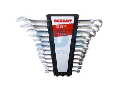 Набор ключей Комбинированных 6-22 мм 12 предметов Rexant