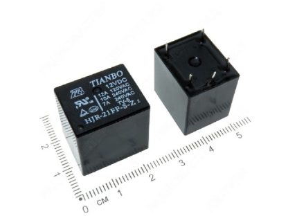 HJR-21FF-S-Z 12VDC-10A-конт.1С (Tianbo)(26738)