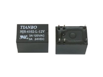 HJR-4102-L-12VDC-3А-конт.1С (Tianbo)(26487)