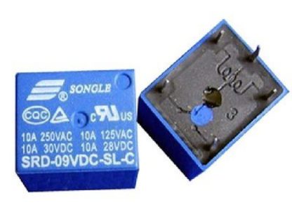 Реле SRD(T73) 9v (SRD-09VDC-SL-C)(10200) реле электромагнитное