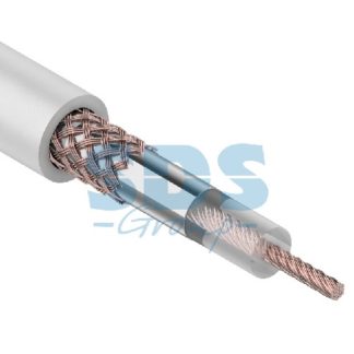 Кабель коаксиальный RG-58 Cu/Al/Cu, (64%), 50 Ом белый REXANT