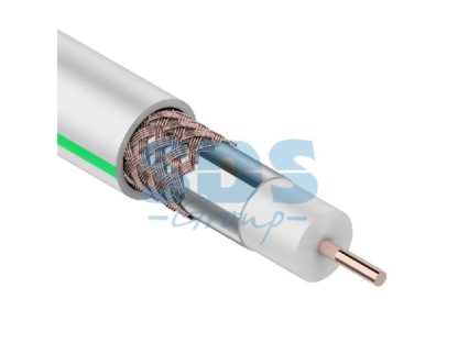 Кабель коаксиальный SAT 703 B, Cu/Al/Cu, (75%), 75 Ом белый REXANT