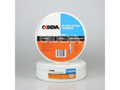 Кабель коаксиальный Cadena RG-6SAT-OPTIMA STANDART CSS 40%