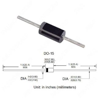 Стабилитрон 1Z150(=КС680A) 150V [DO-15]