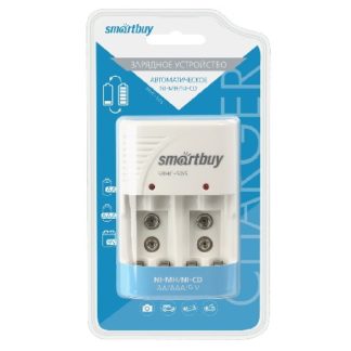 Зарядное устройство 2xAA или 2xAAA или 2xКрона NiCD или NiMH SmartBuy SBHC-505 для аккумуляторов сетевая в блистере