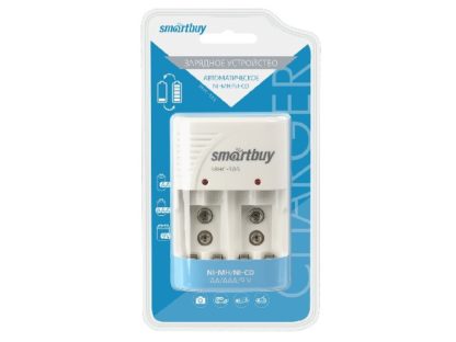 Зарядное устройство 2xAA или 2xAAA или 2xКрона NiCD или NiMH SmartBuy SBHC-505 для аккумуляторов сетевая в блистере