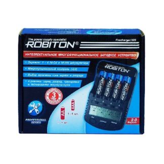 Зарядное устройство 2xAA или 2xAAA NiCD или NiMH ROBITON Music Smart 1000(без автомобильного адаптера)