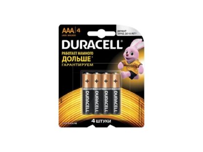 Батарейка AAA(LR03) алкалиновая "DURACELL"