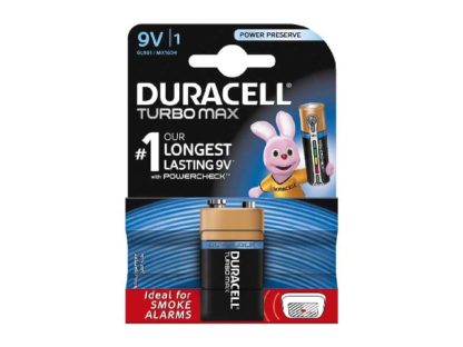 Батарейка крона (6LR61) алкалиновая DURACELL (1шт в блистере)