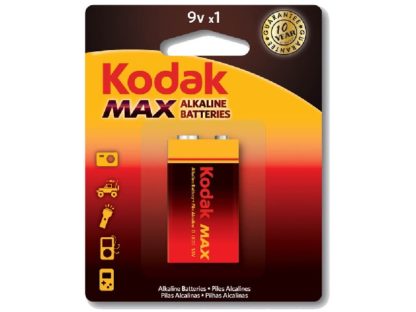 Батарейка крона (6LR61) алкалиновая KODAK (1шт в блистере)