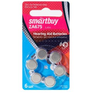 Батарейка ZA675 литиевая SmartBuy (в упаковке 6 штук. цена за 1 шт)