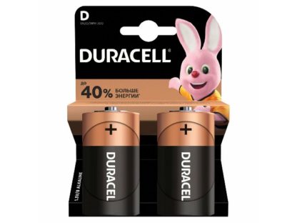 Батарейка LR20 (373) алкалиновая DURACELL пара