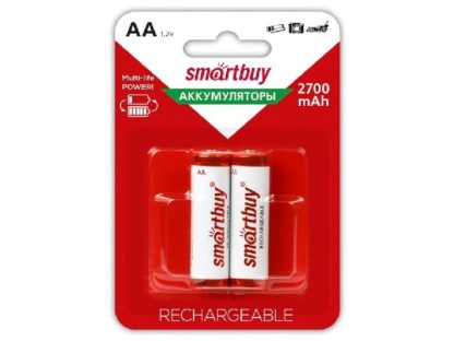 Аккумулятор NiMH АА Smartbuy 2700 mAh  (2шт в блистере. цена за 1шт)