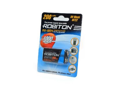 Аккумулятор NiMH Крона Robiton 200MH9 200 mAh