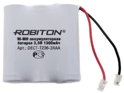Аккумулятор NiMH T236 (NM-0236) (3.6v 1300mAh) для радиотелефона и другой техники