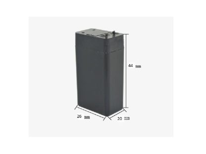 Аккумулятор Pb(свинцовый) 4V 0,7Aч 26x20x44mm