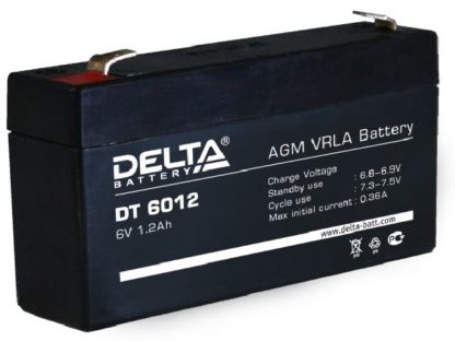 Аккумулятор Pb(свинцовый) 6V 1,2Aч 97x24x58mm