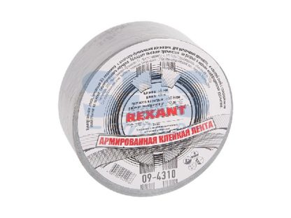 Армированная клейкая лента 48мм х 40м серая REXANT