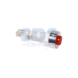 Индикатор c ОТРАЖАТЕЛЕМ O10 220V красный, желтый
