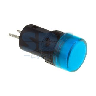Индикатор O16 220V синий, зеленый LED