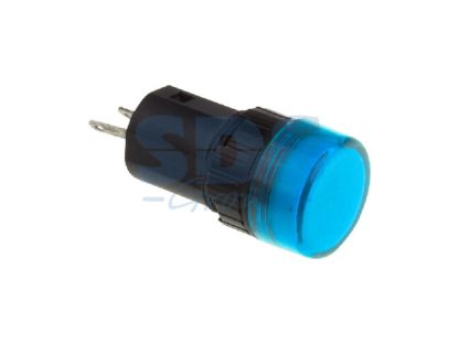 Индикатор O16 220V синий, зеленый LED