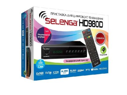 Цифровая приставка Selenga HD980D DVB-T2