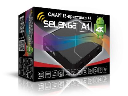 Андроид приставка SELENGA A1 через интернет