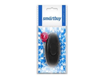 Выключатель проходной черный 6А Smartbuy