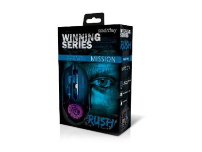 Мышь проводная оптическая ,игровая Smartbuy RUSH MISSION (SBM-727G-W)