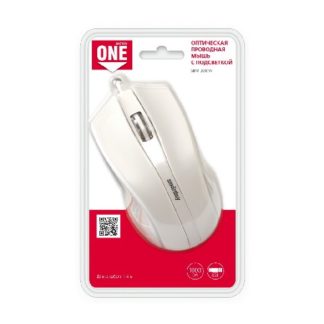 Мышь проводная оптическая Smartbuy ONE 338 (SBM-338-W)( USB) с подсветкой