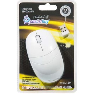 Мышь беспроводная оптическая Smartbuy SBM-326 (3 кл.,1000dpi, USB)