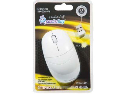 Мышь беспроводная оптическая Smartbuy SBM-326 (3 кл.,1000dpi, USB)
