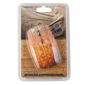 Мышь беспроводная оптическая Smartbuy 327AG с принтом EGYPT (3 кл.,1000dpi, USB)