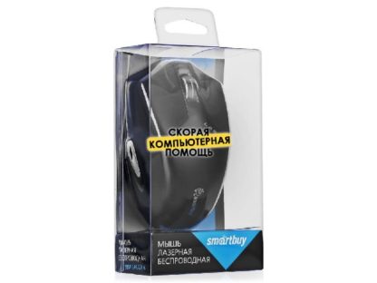Мышь беспроводная лазерная Smartbuy 316AGL (3 кл.,1600dpi, USB)