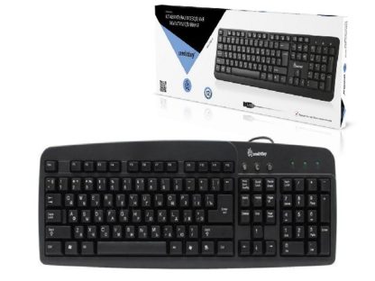 Клавиатура проводная мультимедийная Smartbuy ONE 208 (SBK-208U-K)(USB)