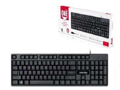Клавиатура проводная мультимедийная Smartbuy ONE 237 (SBK-237-K)(USB)
