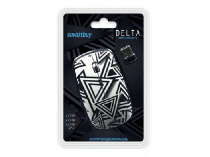 Мышь беспроводная оптическая Smartbuy 327AG с принтом DELTA (3 кл.,1000dpi, USB)