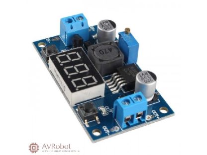 Повышающий 4.3-32v DC/DC выход 5-50v 2.5A(4A) XL6009E1 с ВОЛЬТМЕТРОМ