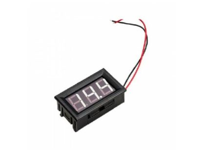 Вольтметр цифровой 0,56 4,5-30v зеленый 2 провода 47х27х21